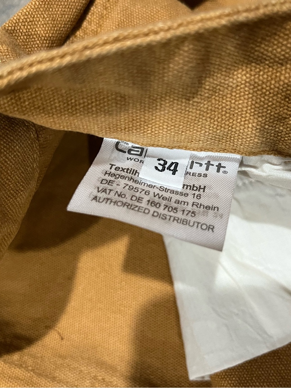 Carhartt WIP double knee shorts size 34 - Picture 7 of 7